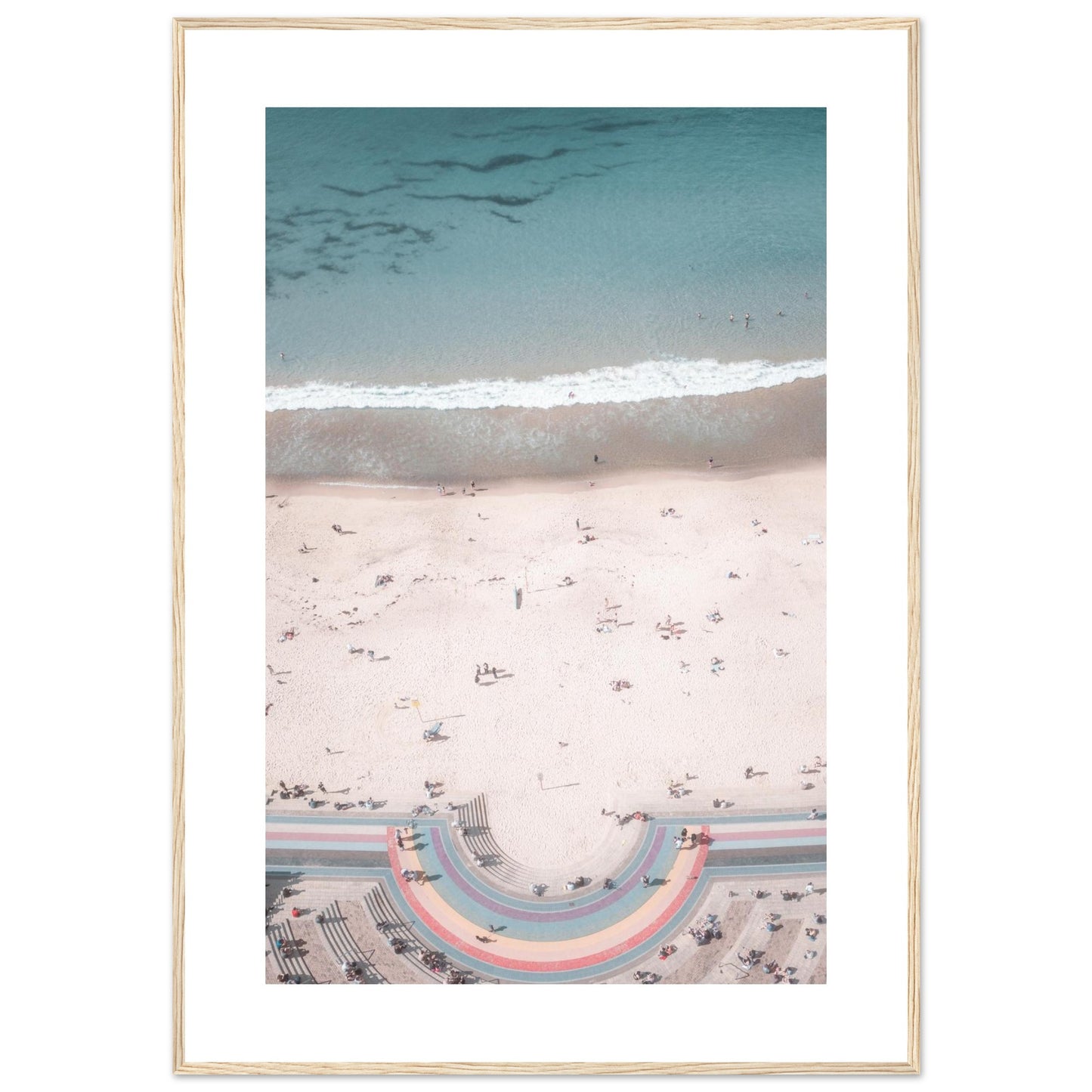 Pastel Coogee Reflections – beach home decoration
