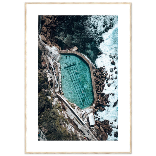 Bronte Baths Calm – coastal wall art