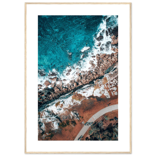 Sydney Aerial – coastal wall art