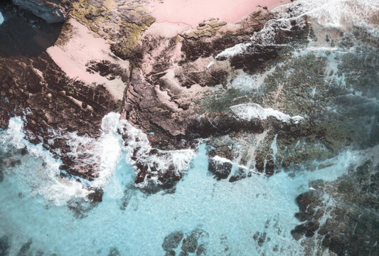 Abstract coastal artwork Nautical Home Horizons wall art print