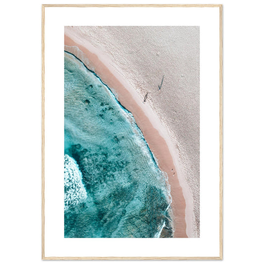 Pastel Aerial Serenity – coastal wall art