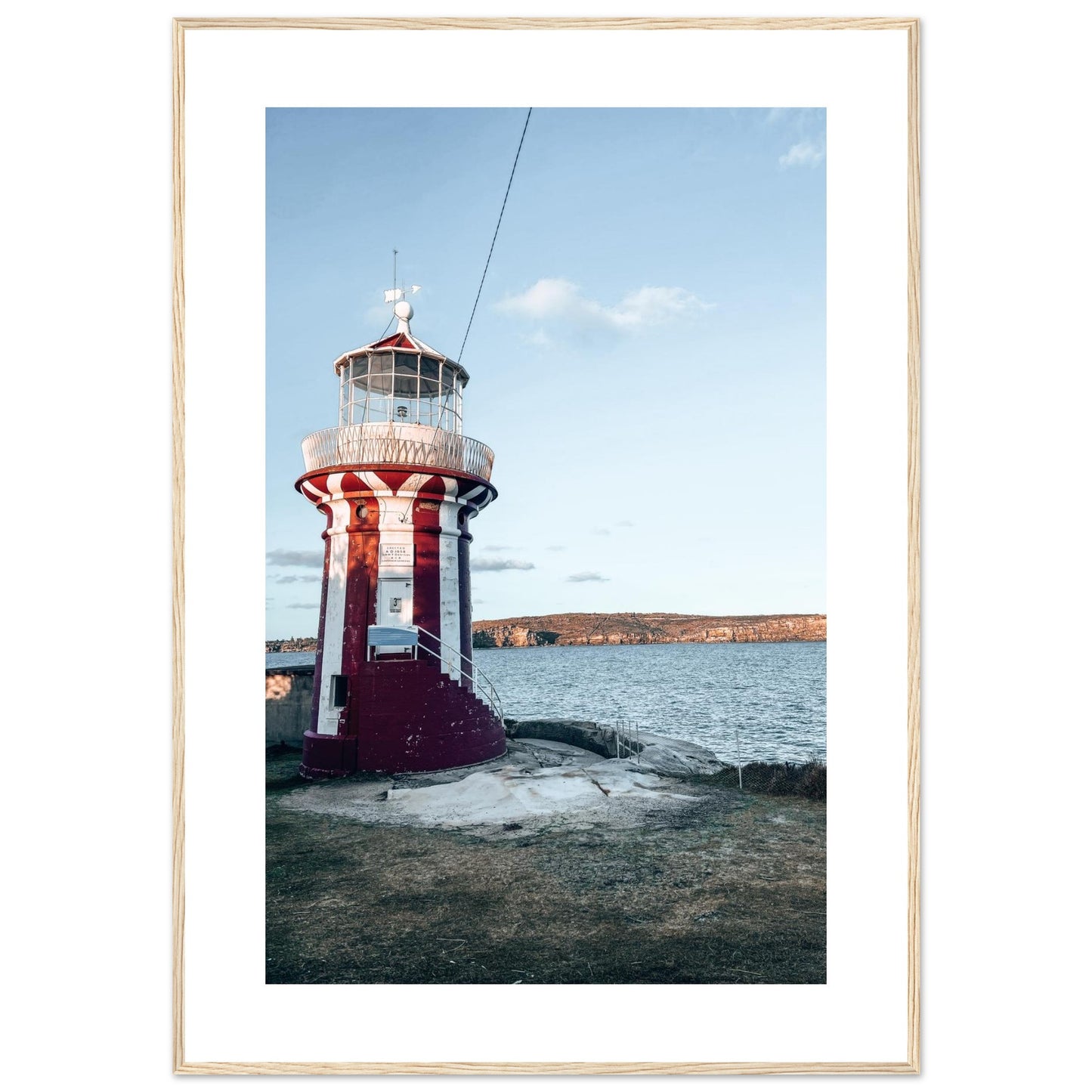Lighthouse Aerial – beach home decoration